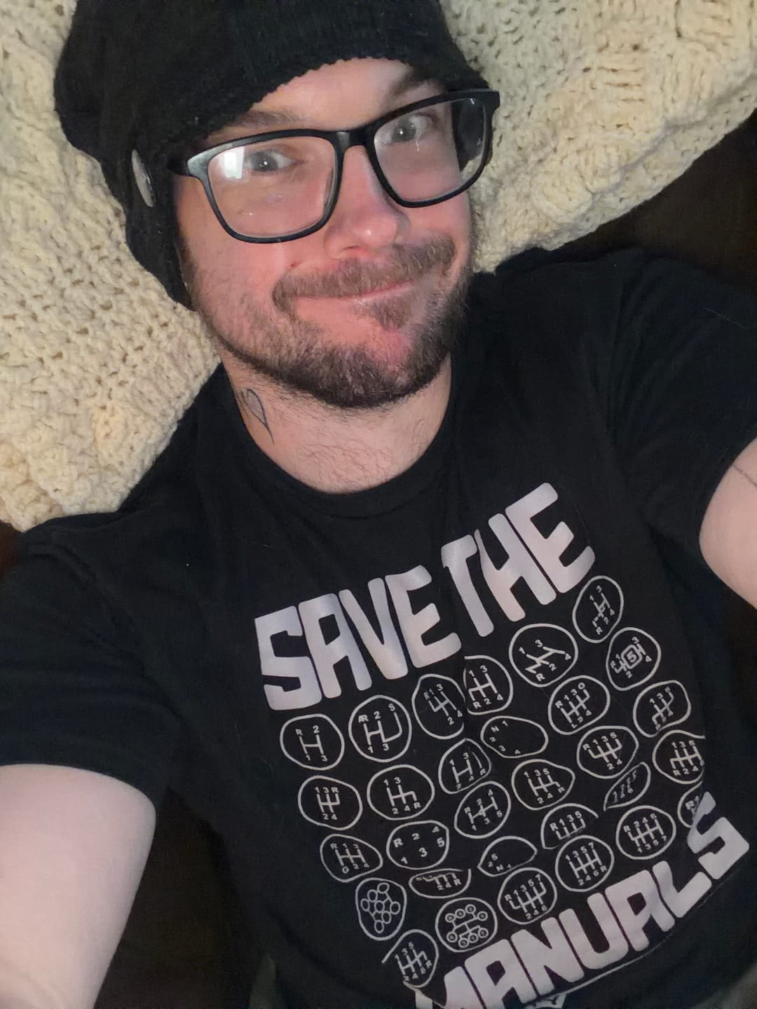 Customer photo review of 80Eighty® Save The Manuals Shirt