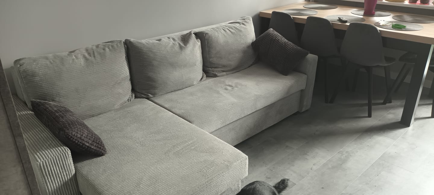 Customer photo review of Narożnik NEO BP sztruks