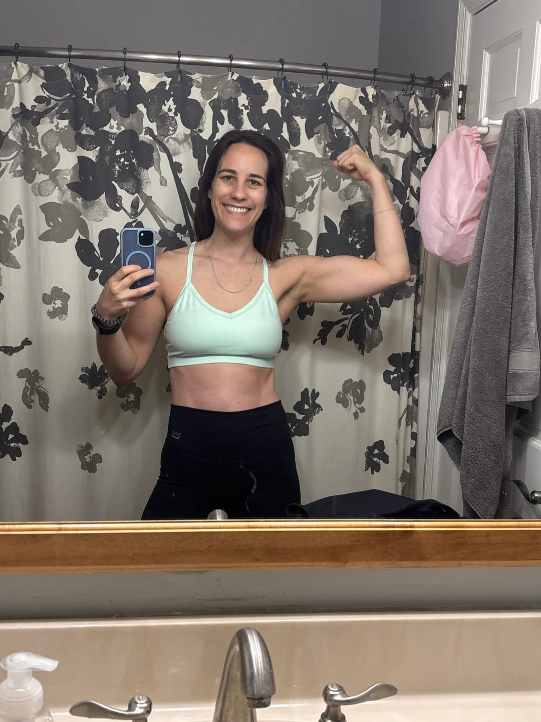 Customer photo review of DAYDREAM Strappy Sports Bra