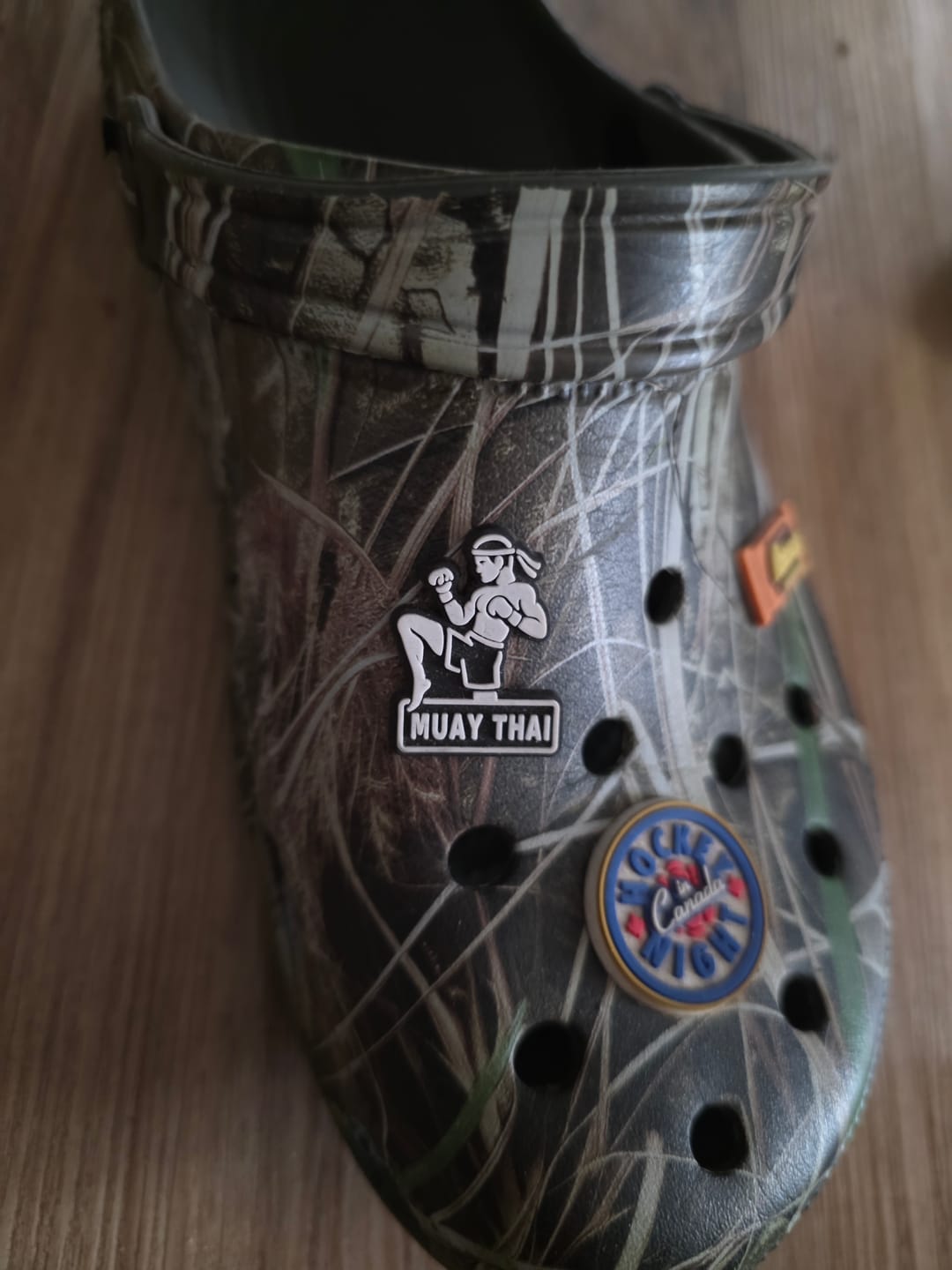Customer photo review of Muay Thai Nakmuay Croc Jibbit / Charm