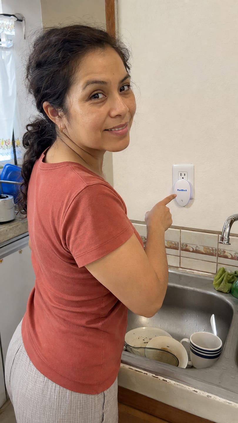 Customer photo review of PestBlock™ Repelente de Plagas 2026 - Tecnología Adaptativa