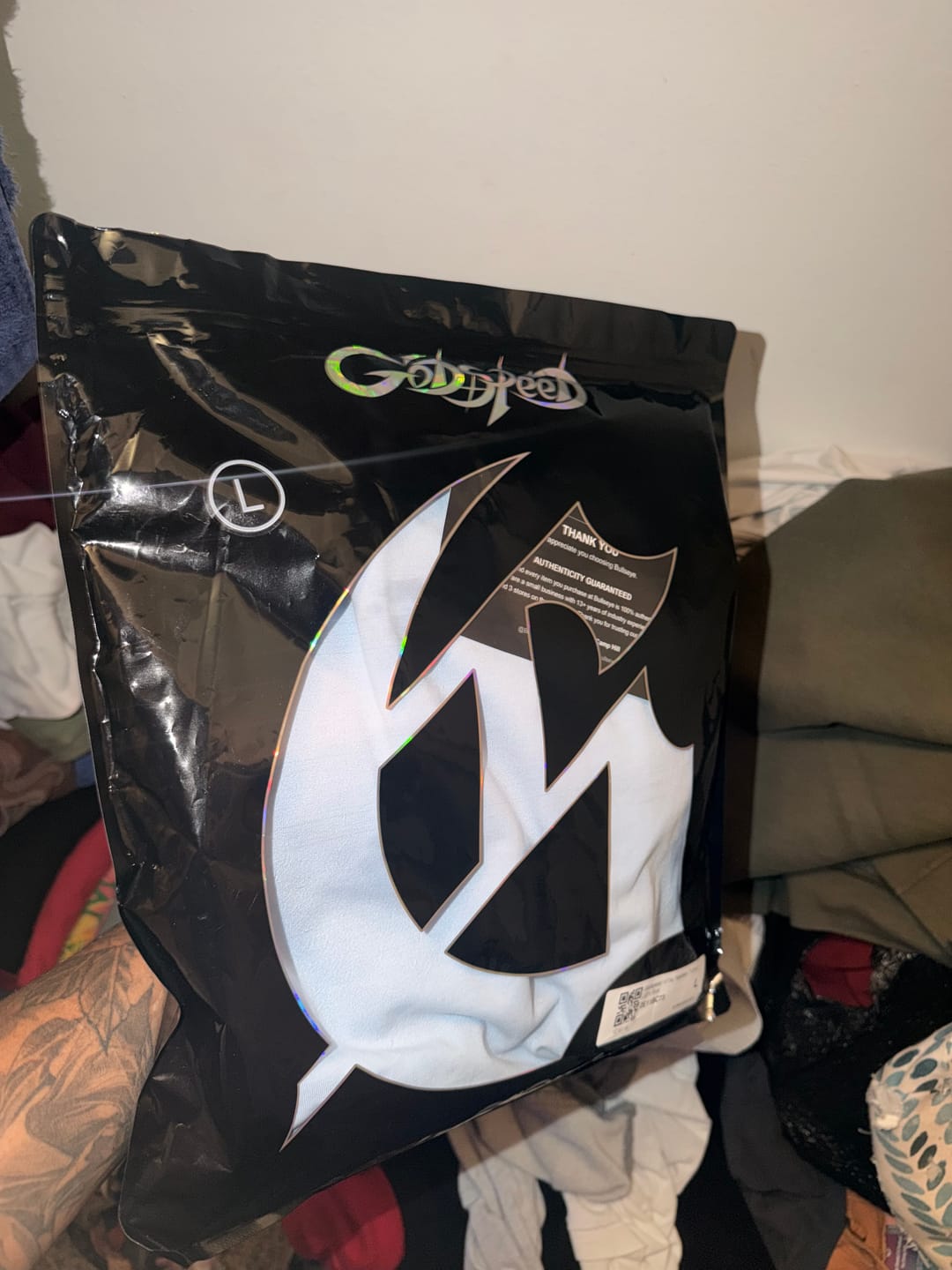 Customer photo review of Godspeed VITAL Necessi- T-Shirt Light Blue