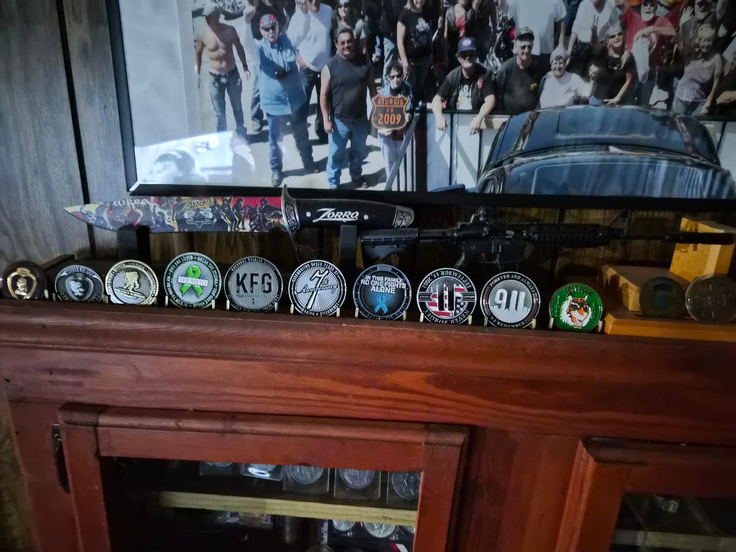 Customer photo review of Fallen Yet Not Forgotten Coin Stand
