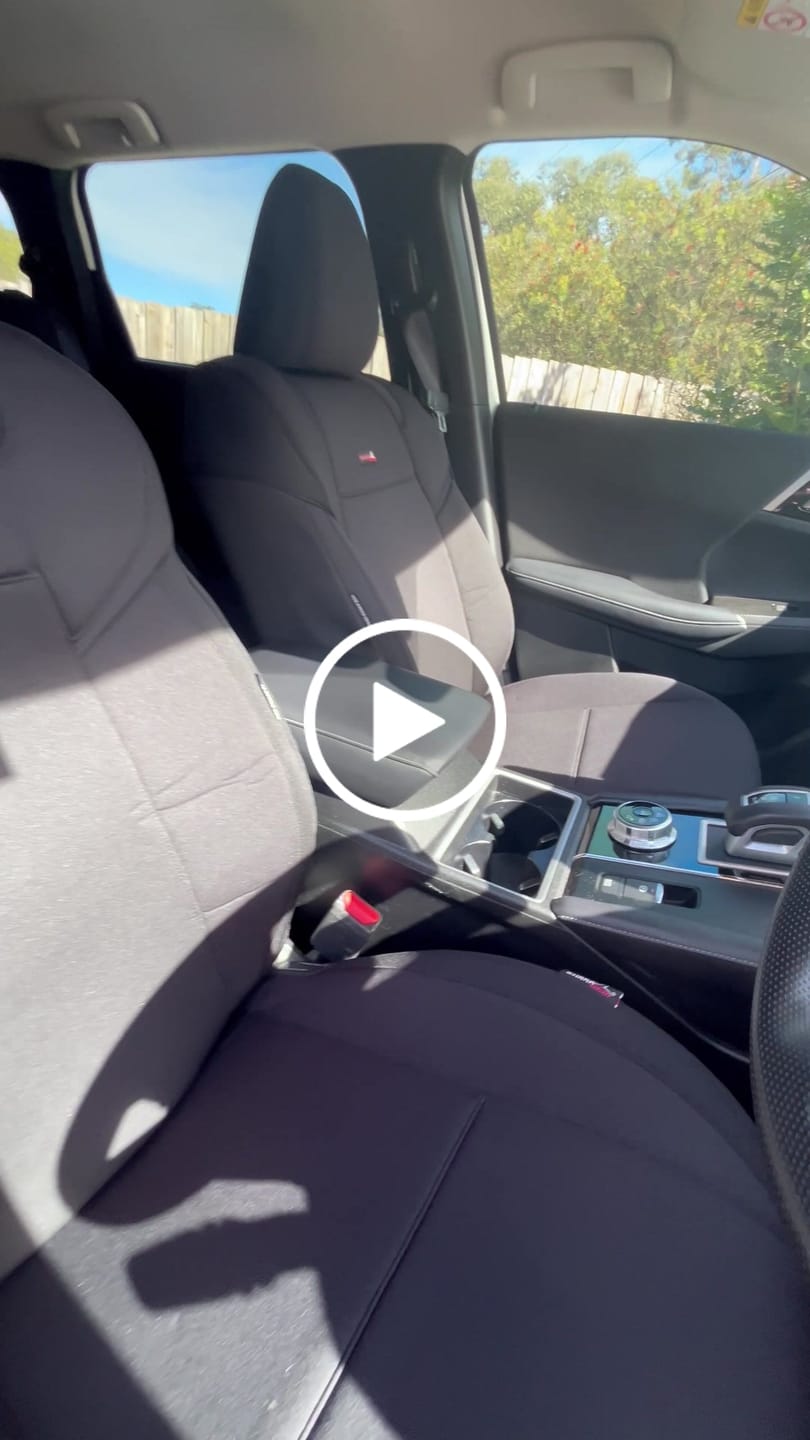 Customer video review of Sharkskin PLUS Seat Covers for Mitsubishi Outlander (Aug/2021-ON)