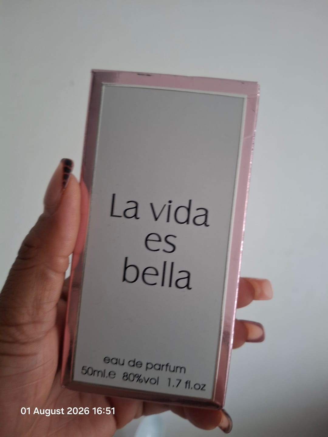 Customer photo review of La Vida es bella 50ml