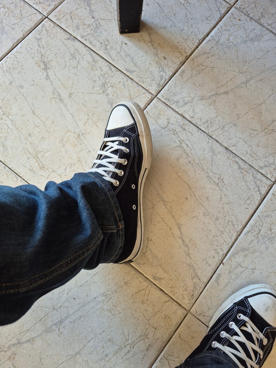 Customer photo review of Zapatillas Converse Chuck 70 Hi Negro Blanco
