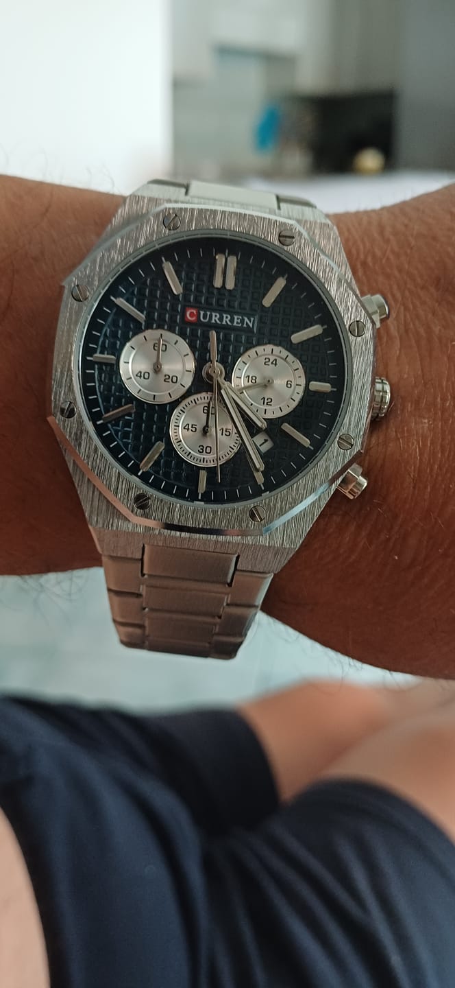 Customer photo review of Curren Atene® orologio uomo acciaio