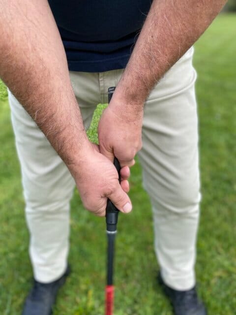 Customer photo review of Golf Grip Trainer