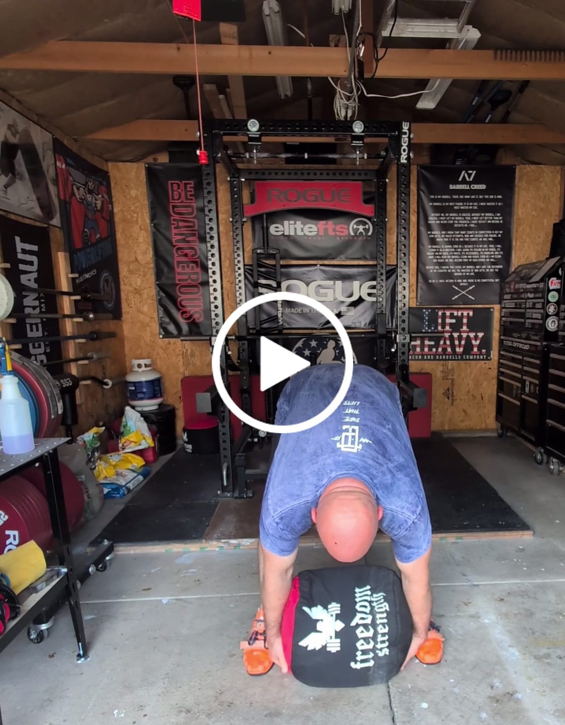 Customer video review of Strongman Sandbag