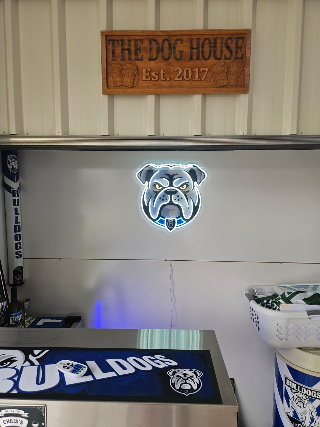 Customer photo review of Canterbury Bulldogs Inspired LED Neon Sign
