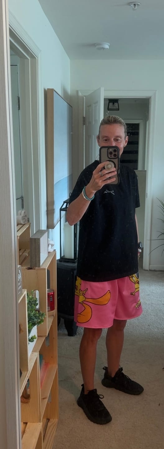 Customer photo review of 1098 - Looney Tunes Basketball Shorts