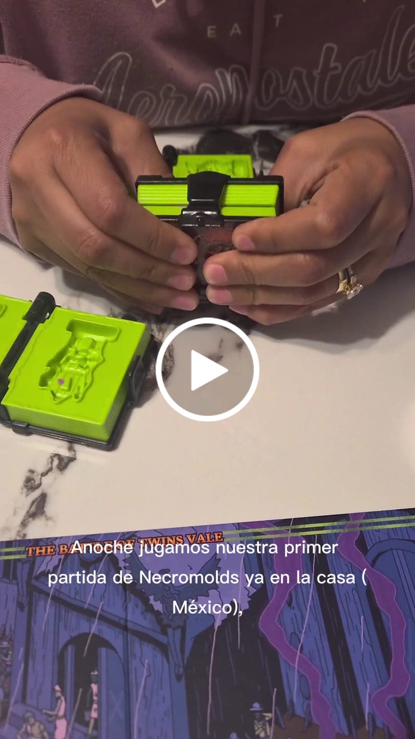 Customer video review of Necromolds Battle Box