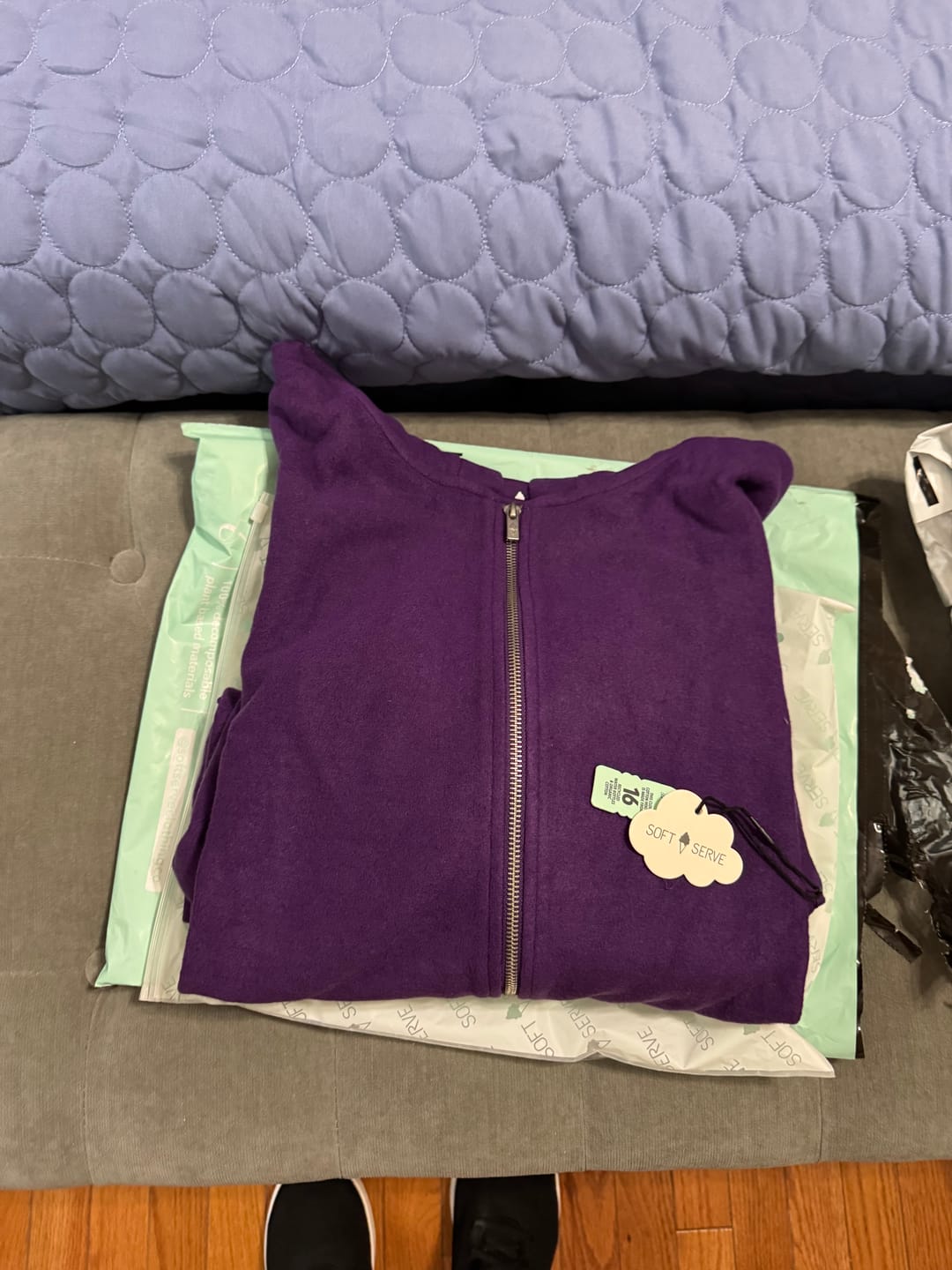 Customer photo review of Cloud Cotton Zipper