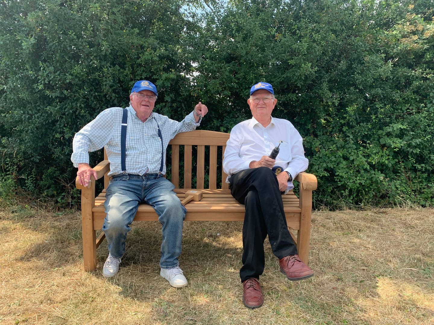 Customer photo review of Teak Garden Furniture Harmony Bench
