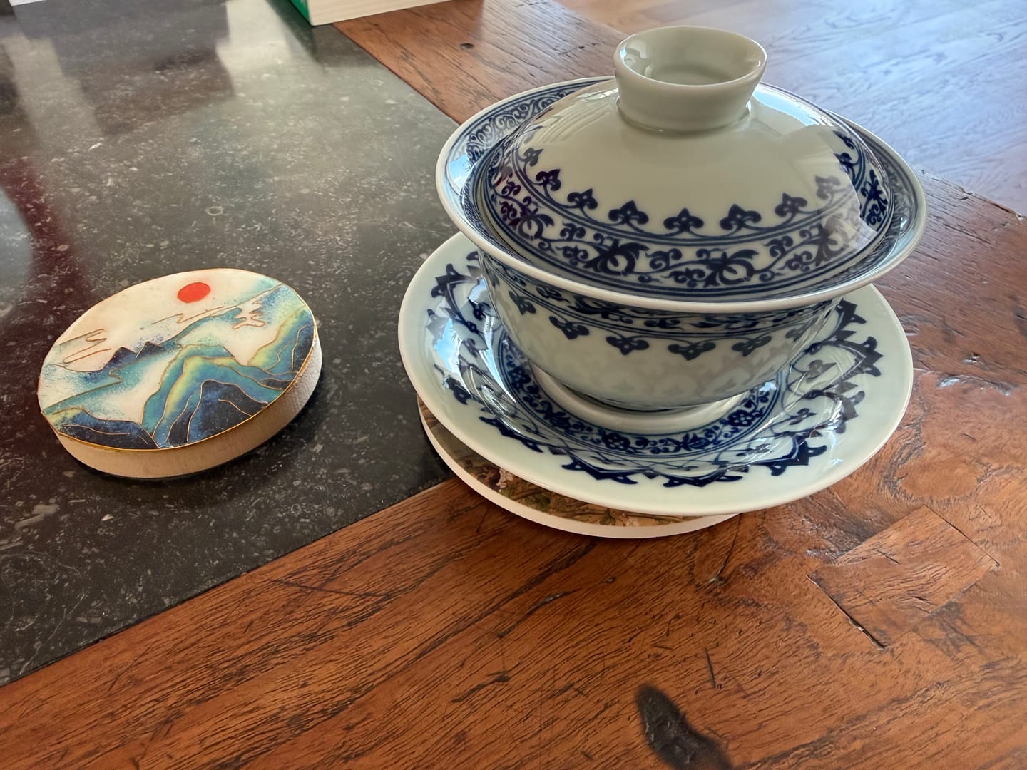 Customer photo review of Jingdezhen Blue and White Porcelain Gaiwan