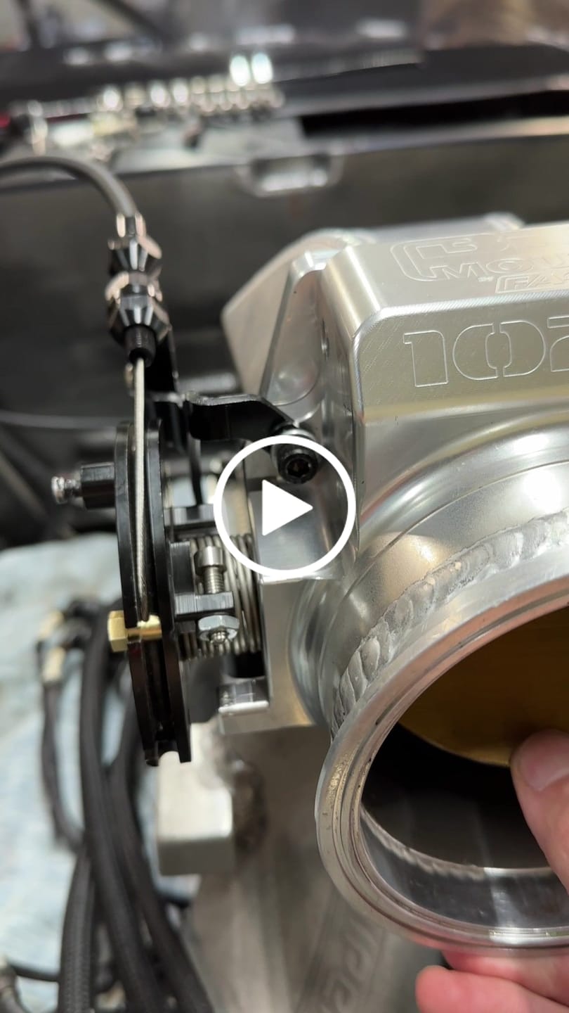 Customer video review of Motion Throttle Cable Bracket for ICON 92/102mm for Motion Raceworks / Lokar Cable 18-11009-1