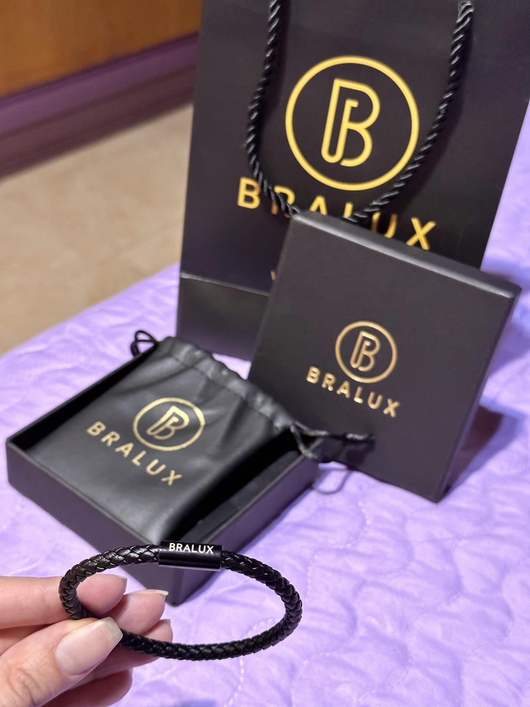 Customer photo review of Full Black Leather