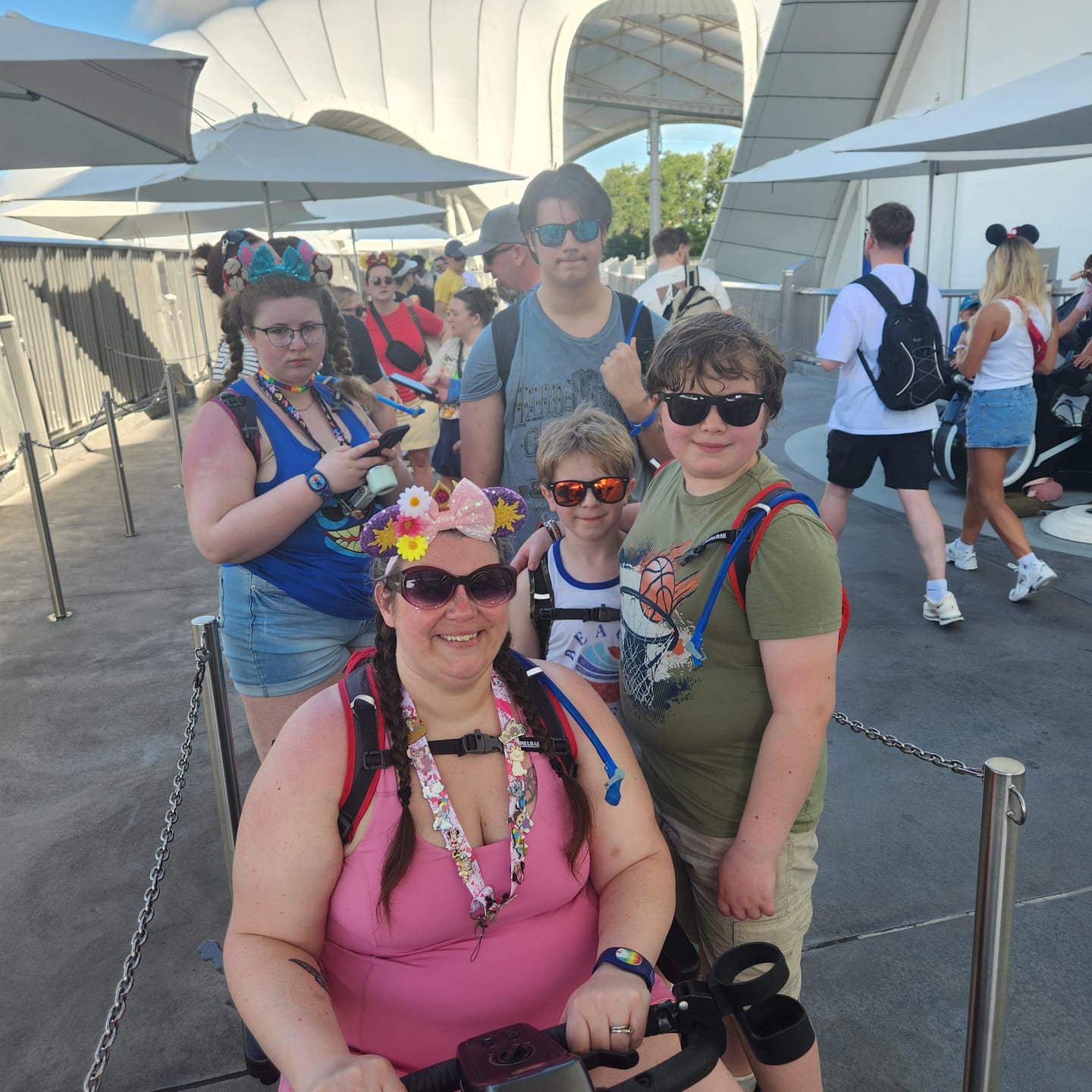 Customer photo review of Multiday Rental 4 Wheel 400 Pound Capacity Scooter