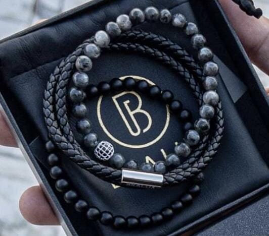 Customer photo review of Duo Black Leather Stack