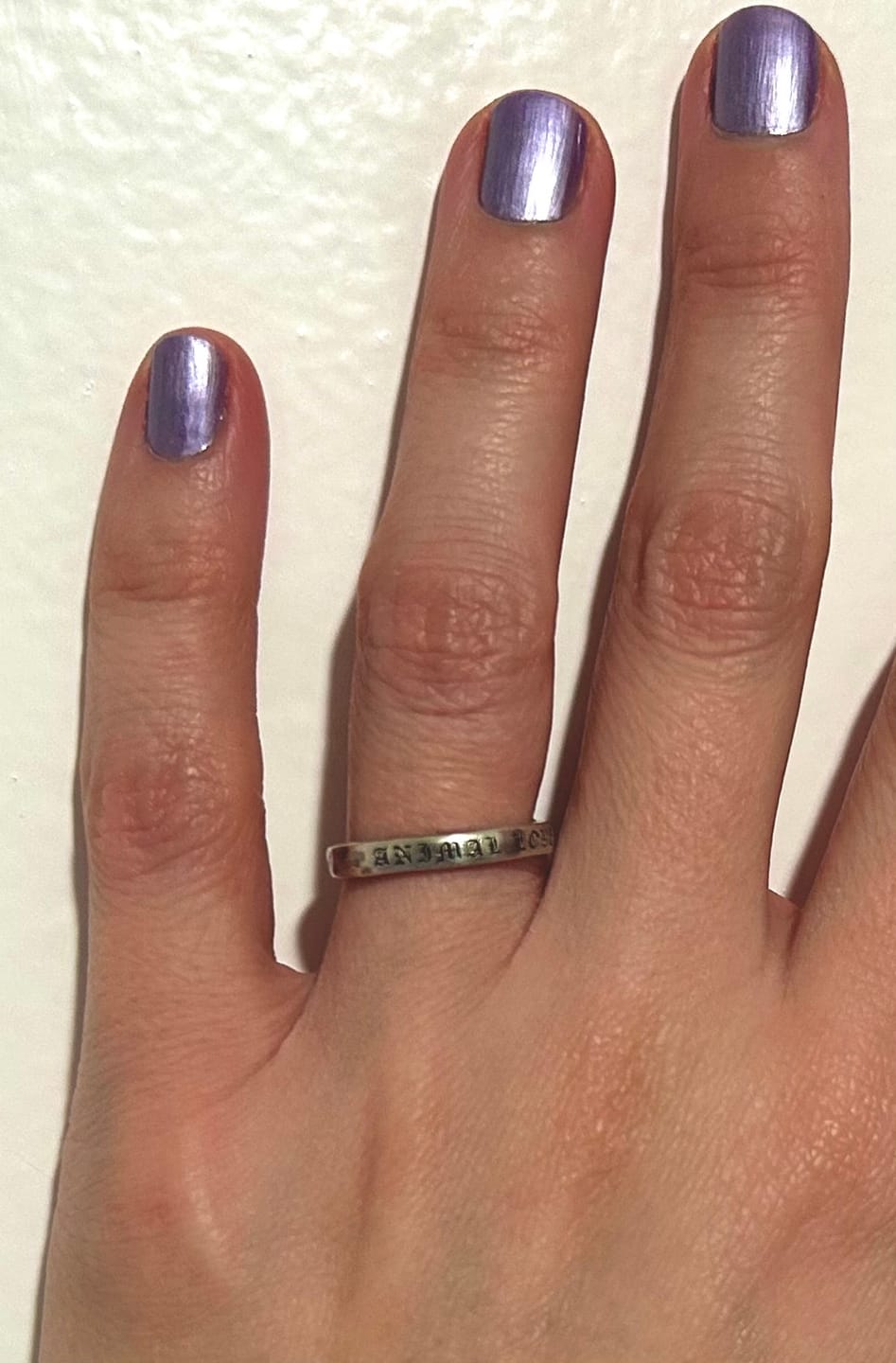 Customer photo review of Animal Lover | Silver Ring
