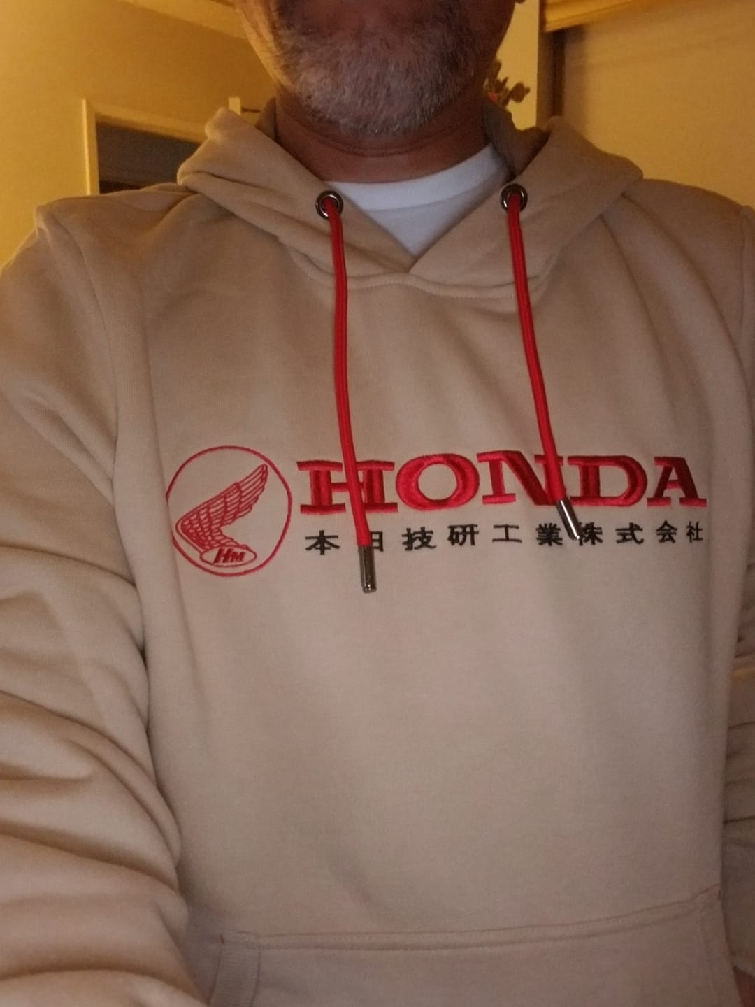 Customer photo review of 1964 Honda Brand Hoodie