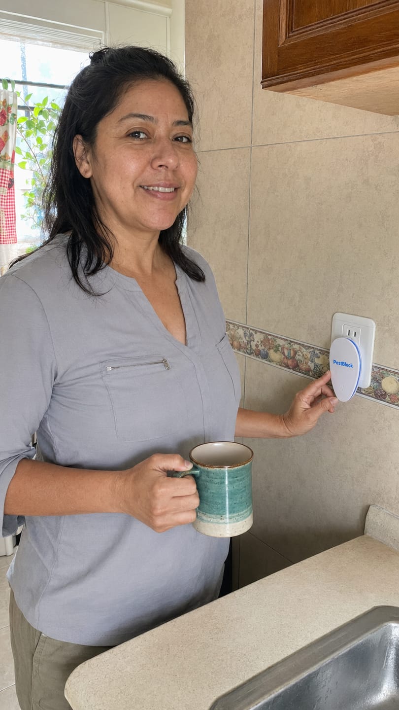 Customer photo review of PestBlock™ Repelente de Plagas 2026 - Tecnología Adaptativa