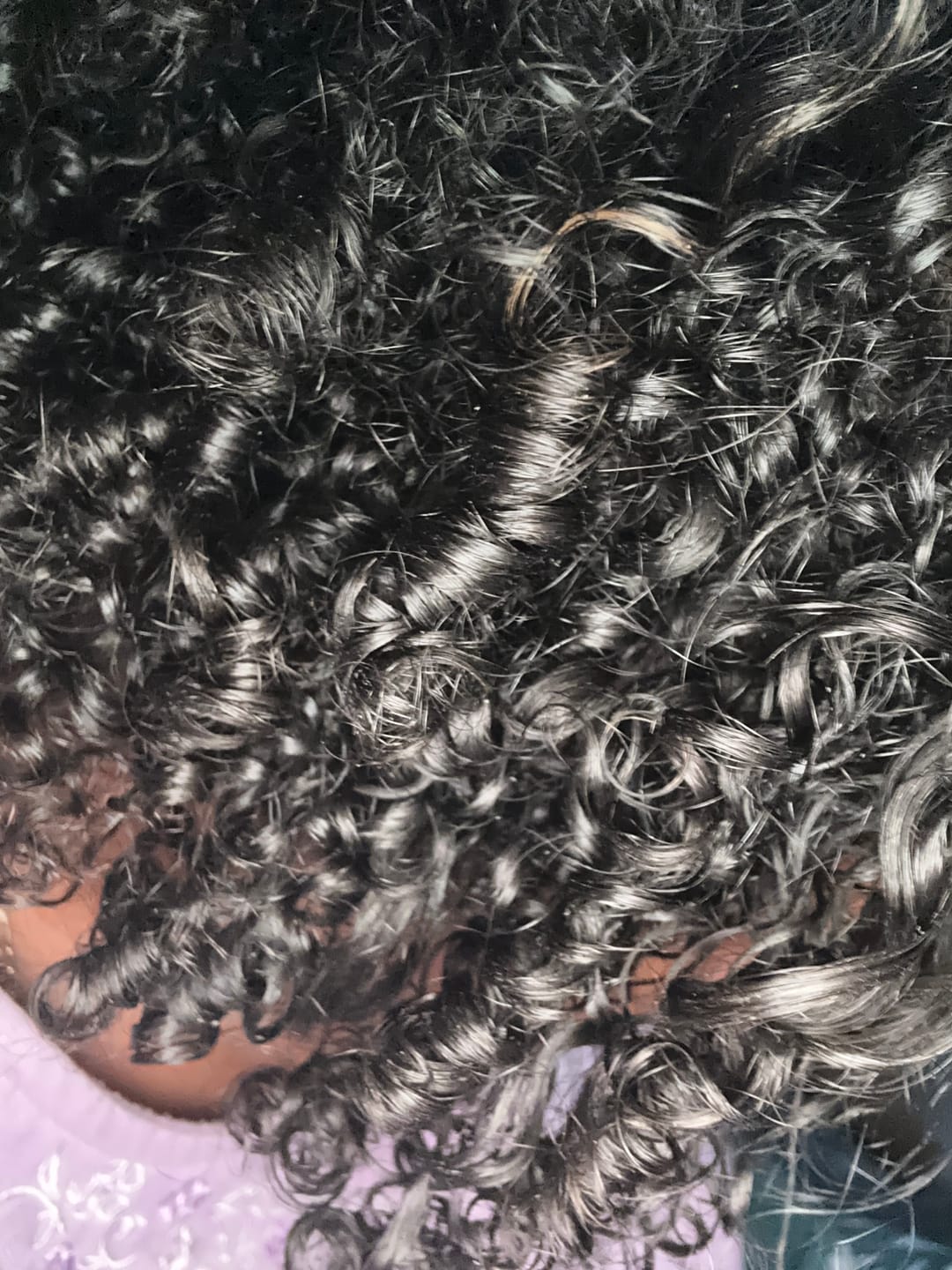 Customer photo review of Tropical Oasis Anti-Humidity Firm Hold Hair Gel