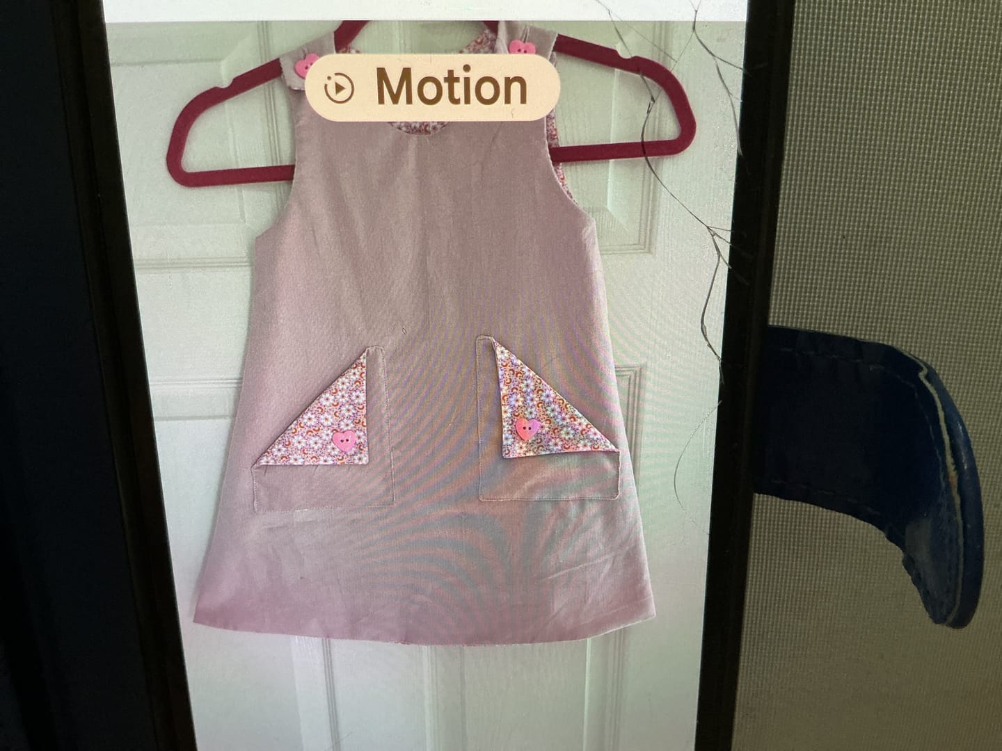 Customer photo review of Plain Needlecord Fabric