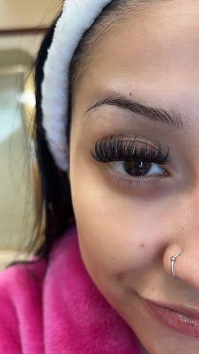 Customer photo review of CANDY Lash Clusters