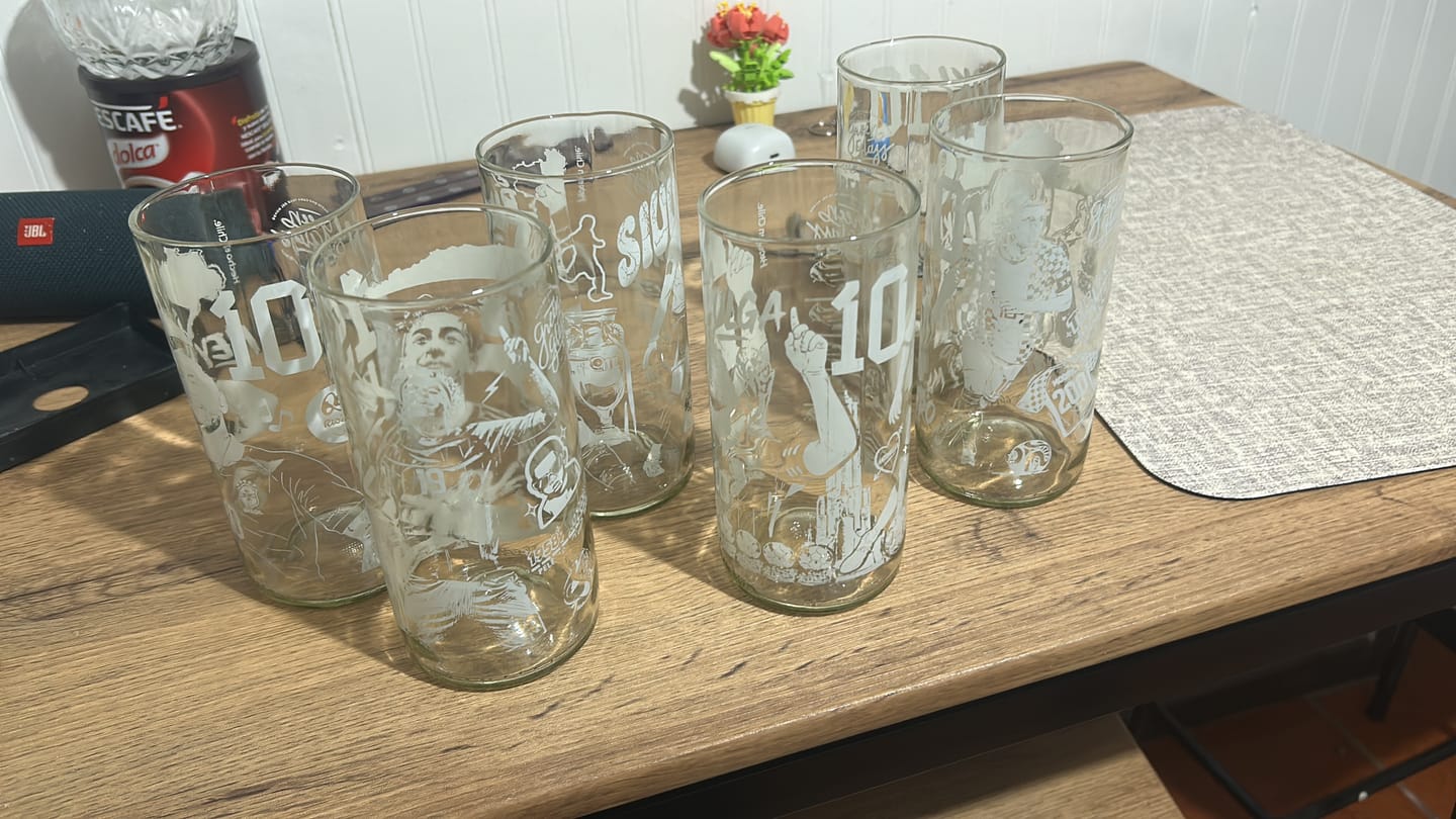Customer photo review of GOAT GLASS - Juego de 6 Vasos