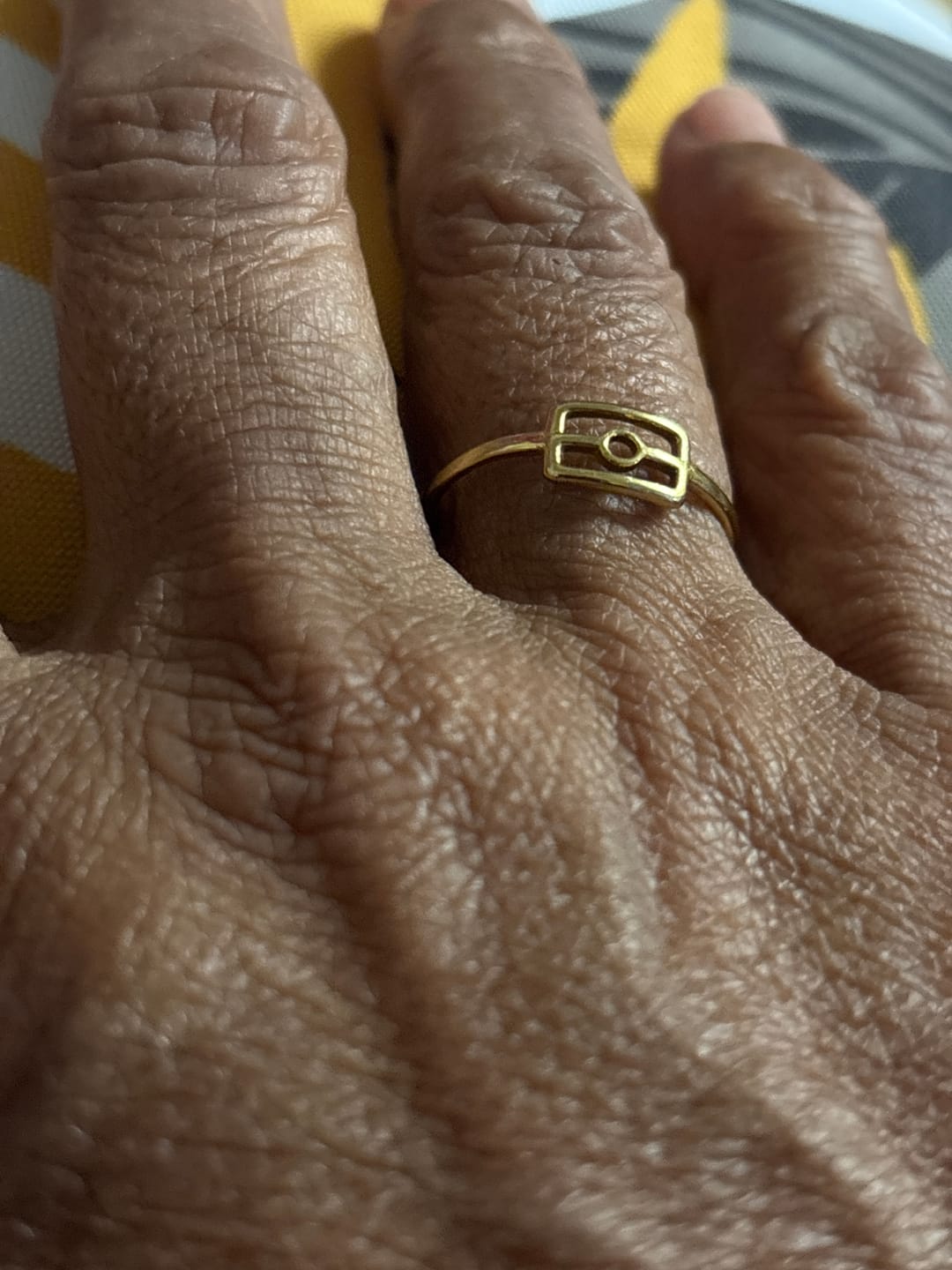 Customer photo review of Mini Flag Ring
