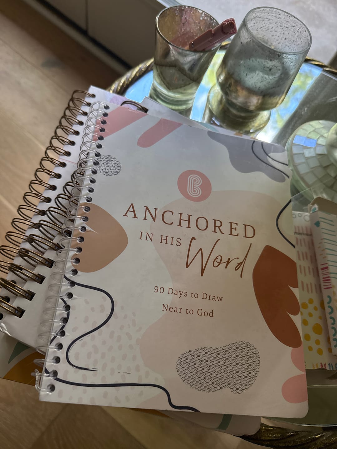 Customer photo review of Anchored In His Word: A 90 Day Devotional