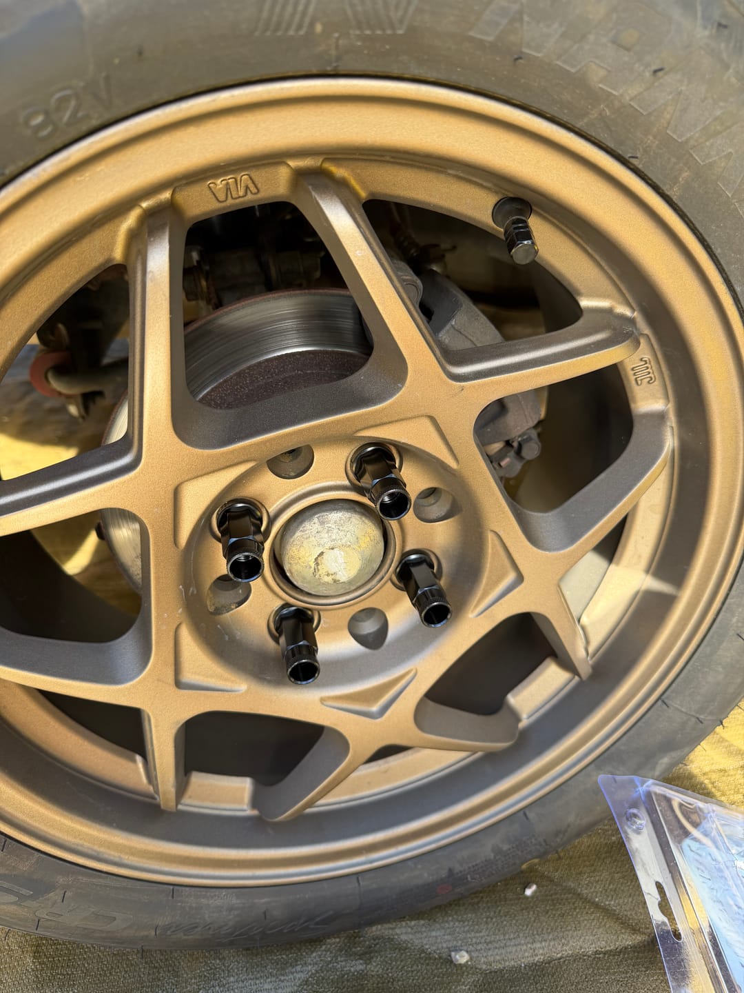 Customer photo review of VOSTA SS48 Wheel Lug Nuts