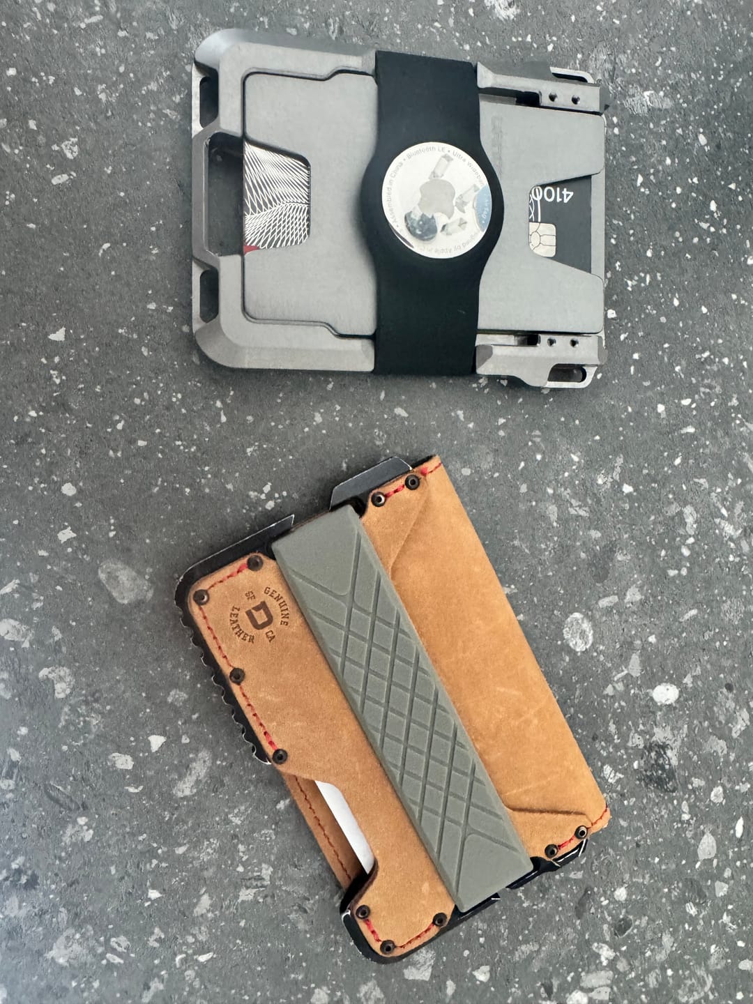 Customer photo review of M1 Maverick™ Wallet - Single Pocket Leather