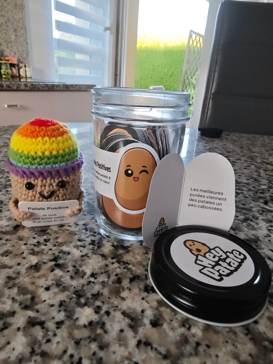 Customer photo review of Le Bocal à Patates Positives - Pioche une patate, garde la patate !