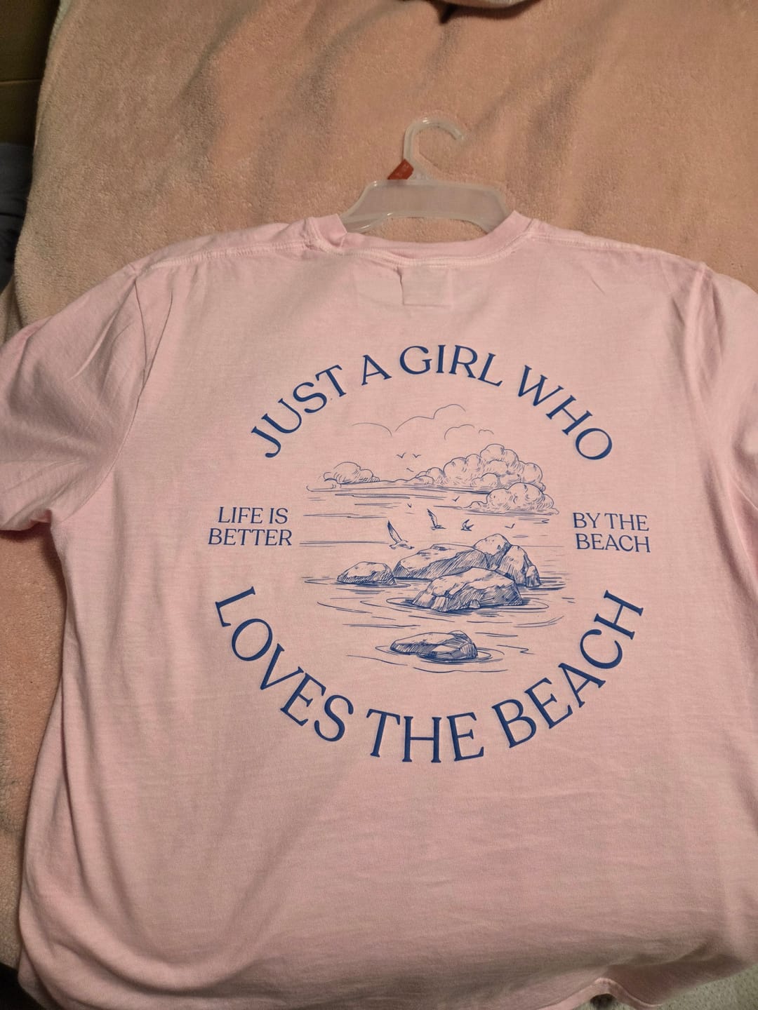 Customer photo review of Just A Girl Who Loves The Beach (Back Print)