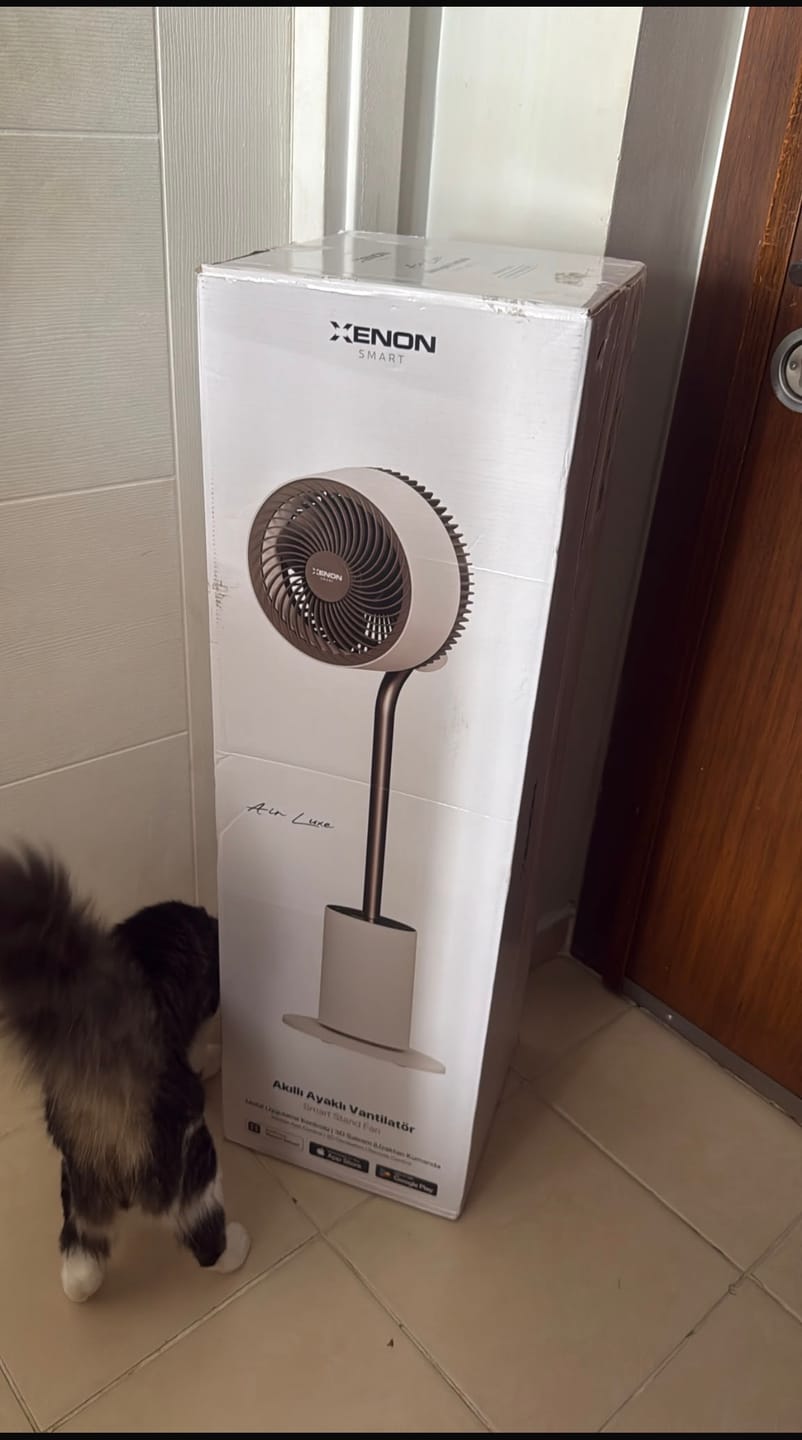 Customer photo review of Ayaklı Vantilatör Air Luxe | Akıllı, 120° 3D Salınım, Sıcaklık Sensörlü, 12s Zamanlayıcı (X7433)
