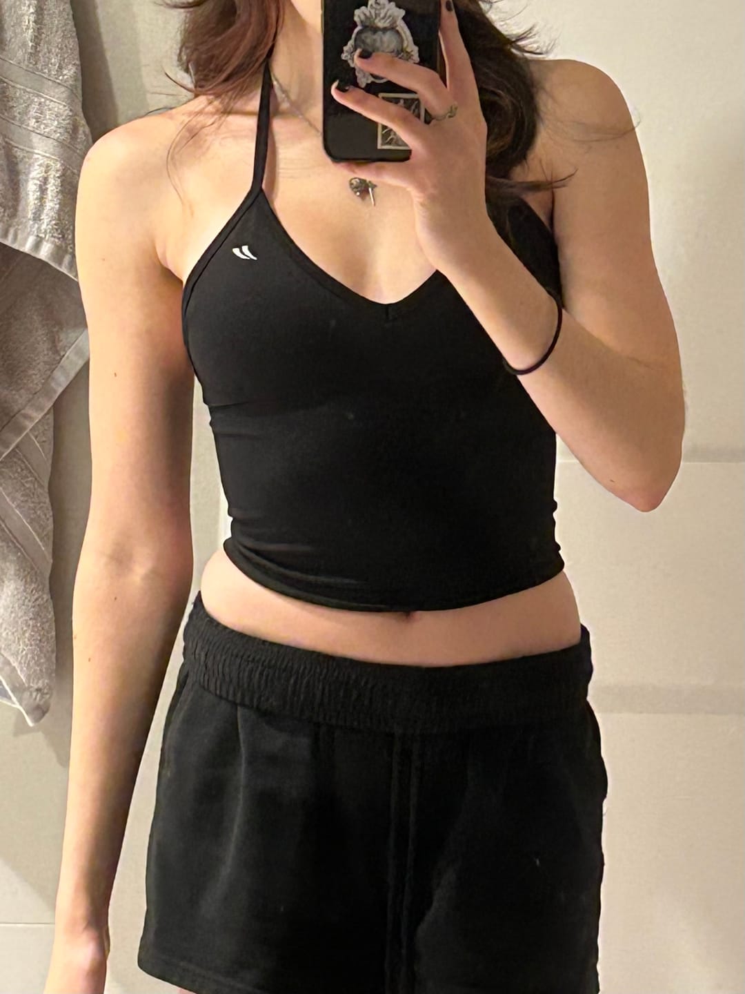 Customer photo review of W4347 Pulse Seamless Halter Tank