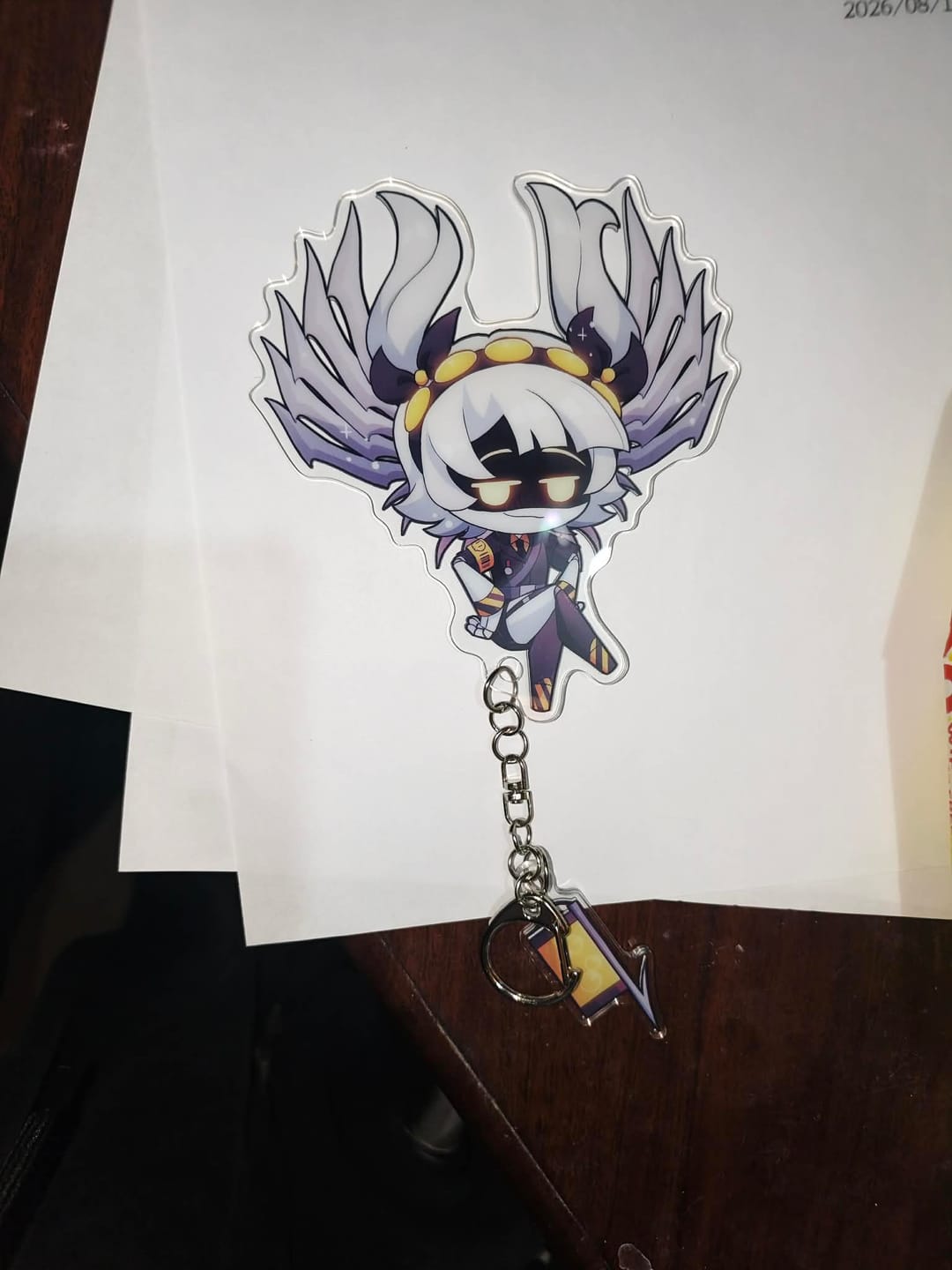 Customer photo review of J Hang Tail Keychain