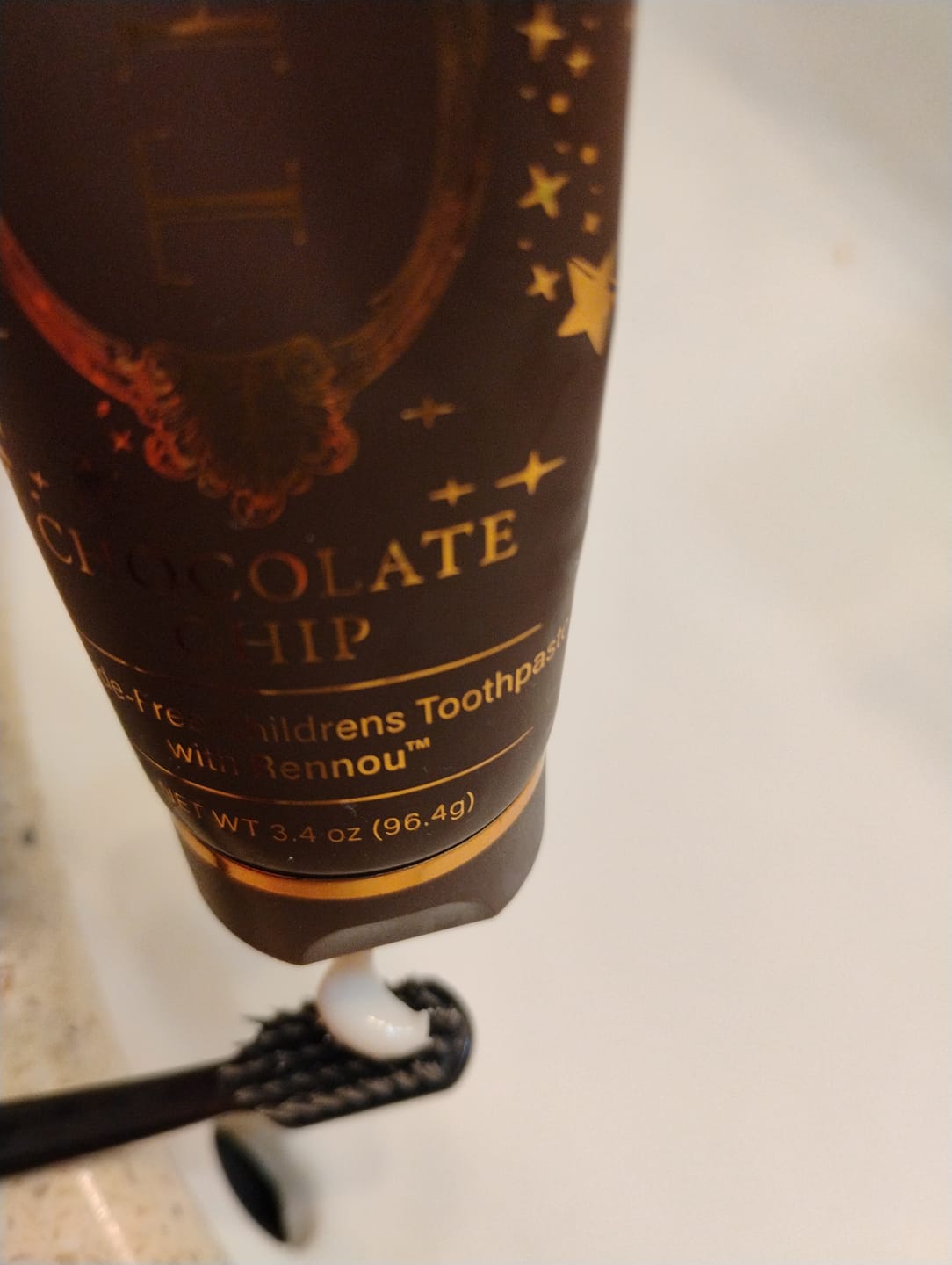Customer photo review of Theodent Kids Toothpaste