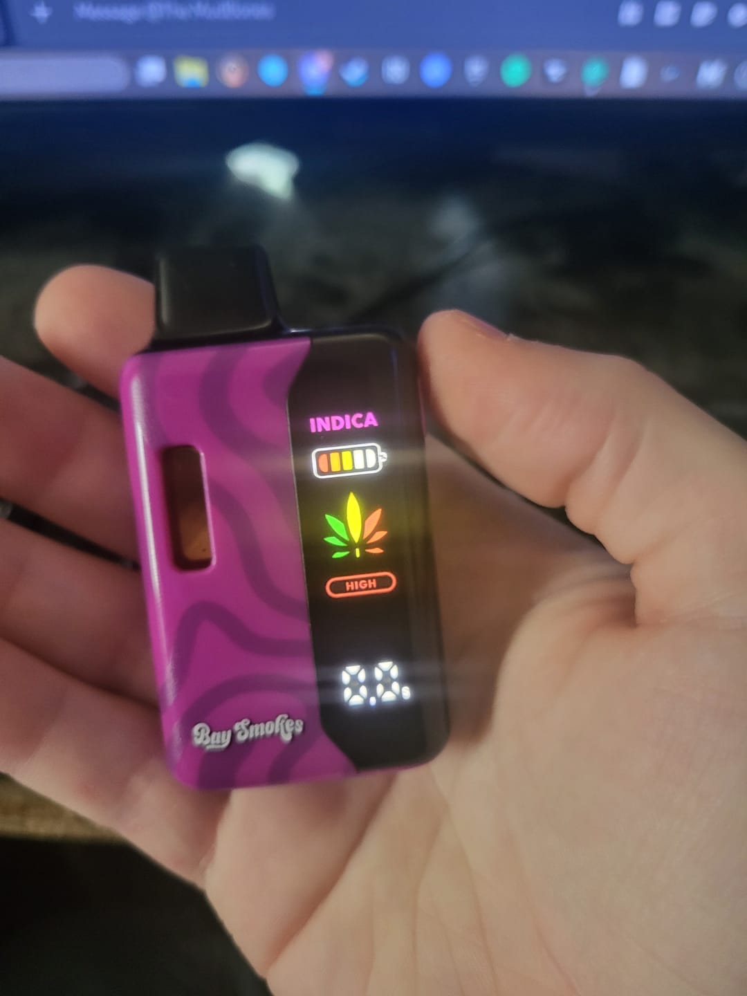 Customer photo review of Live Resin Vape (+THCp+Delta8) - Grandaddy Purp