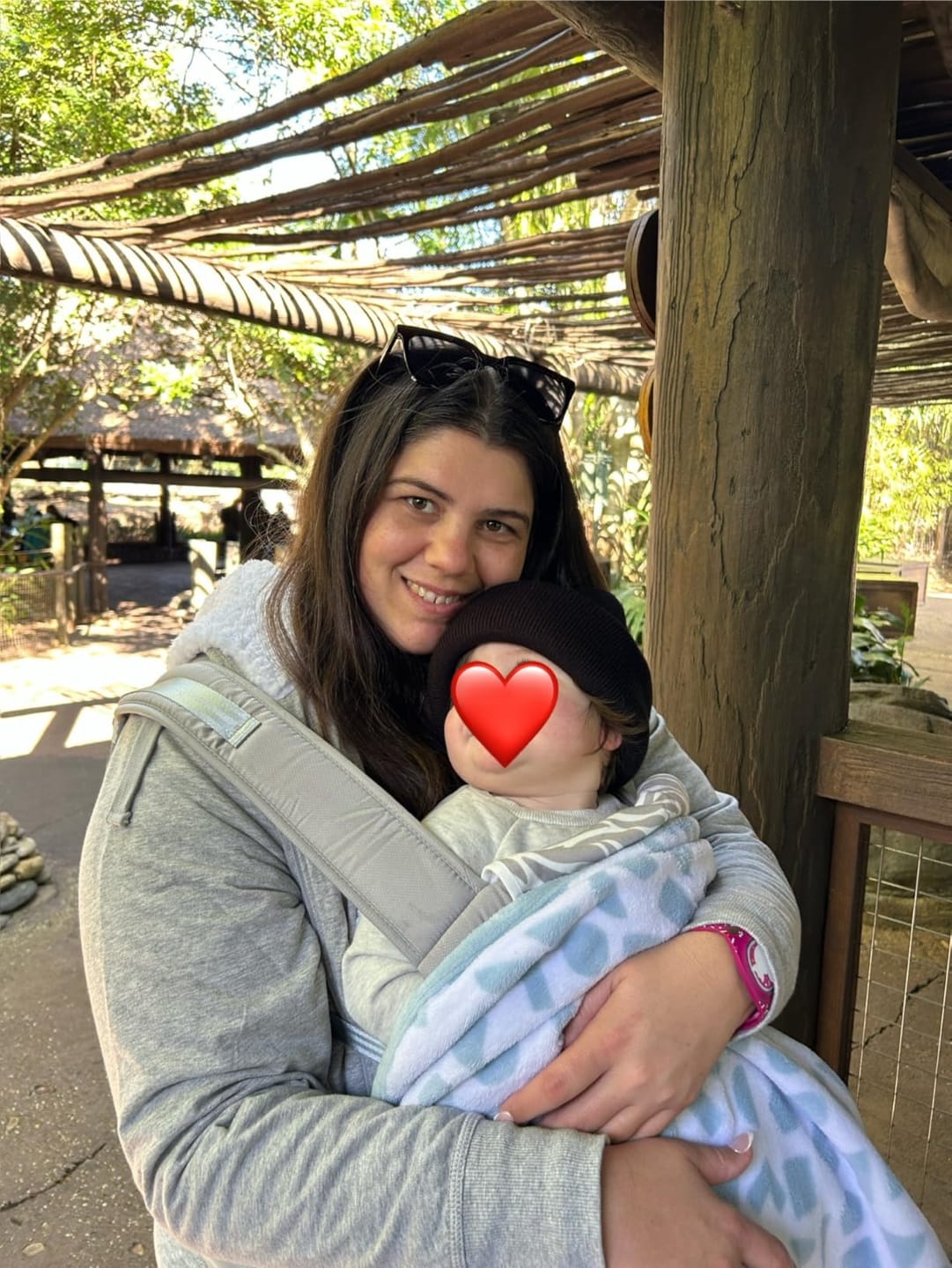 Customer photo review of Ashton ComfortCarry™ Baby Carrier