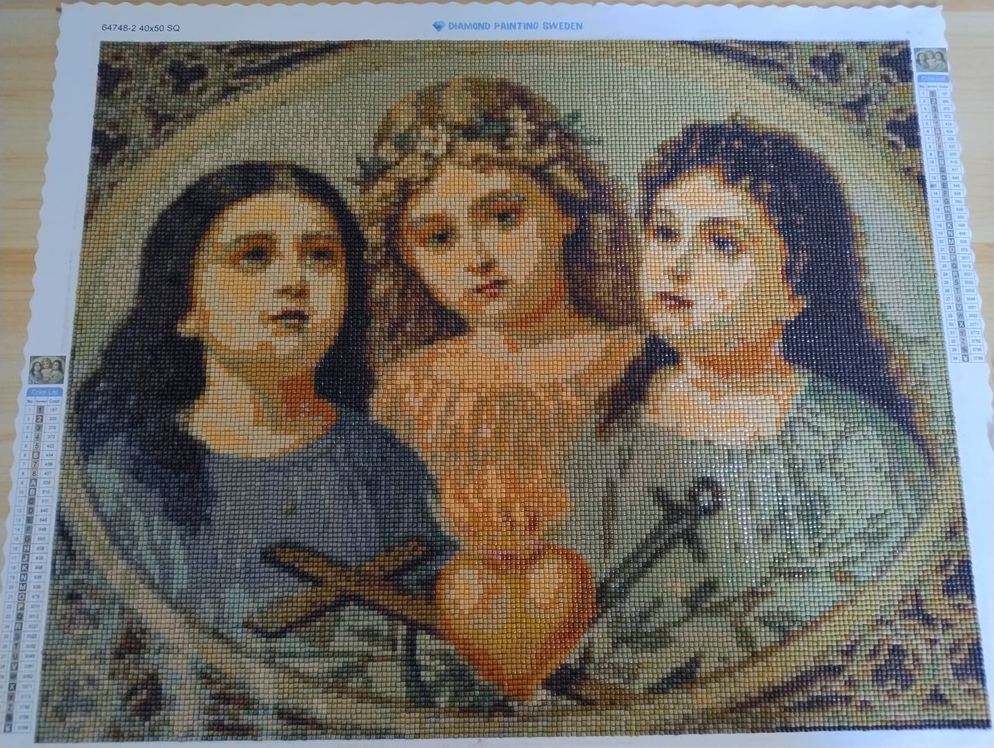 Customer photo review of Eget Foto Diamond Painting