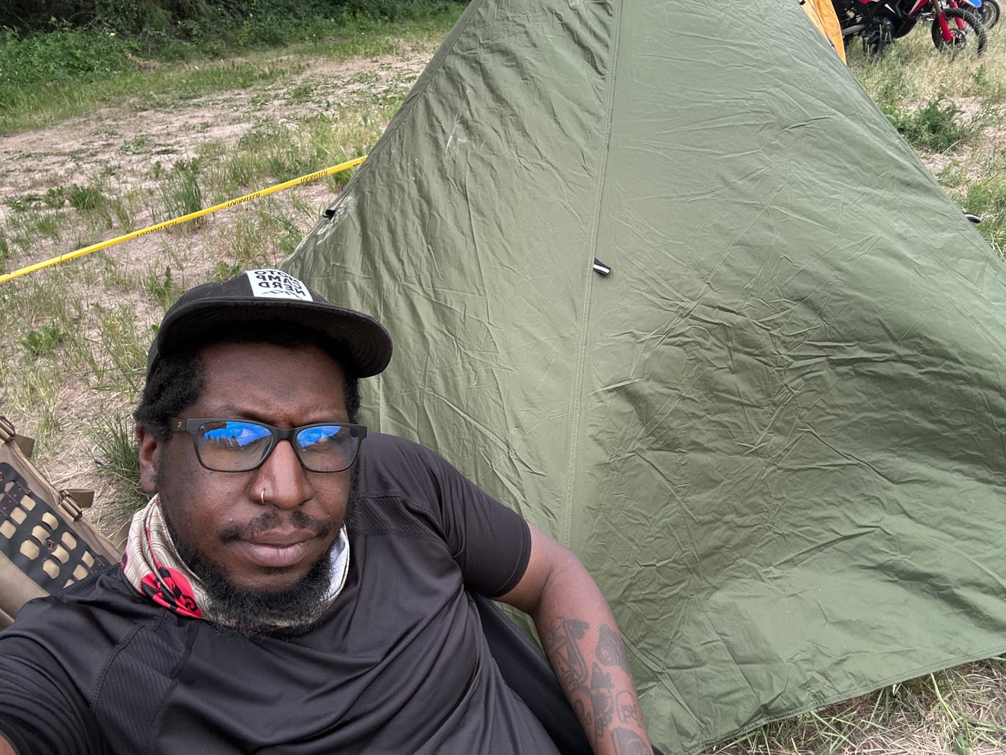 Customer photo review of Dork in the Road Neck Gaiter