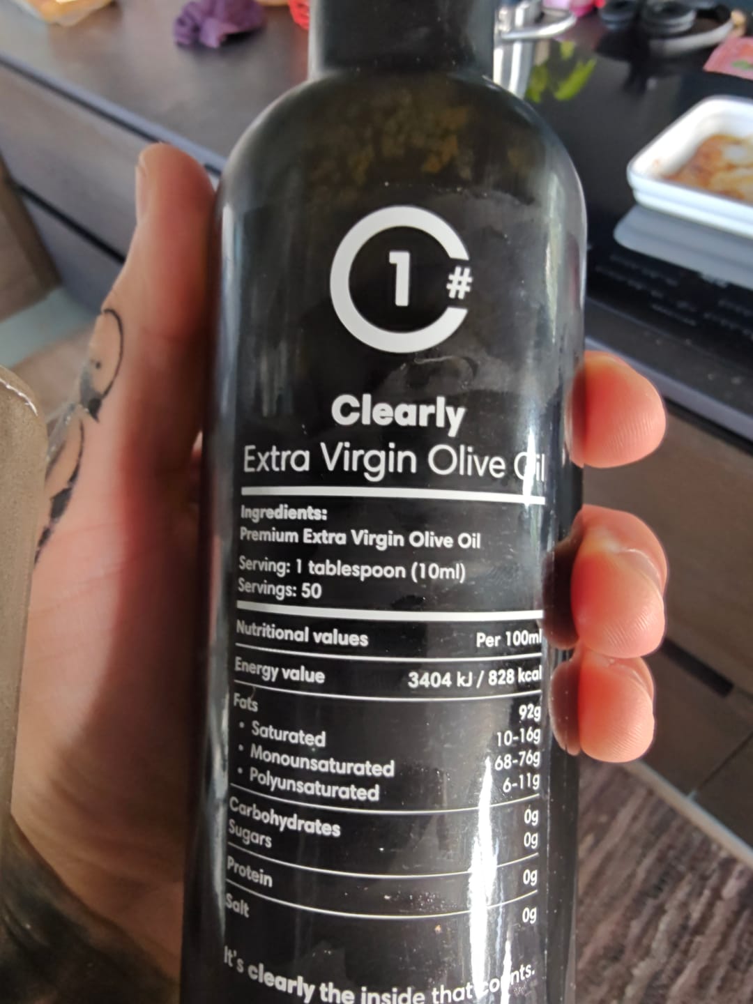 Customer photo review of Extra Virgin Olive Oil