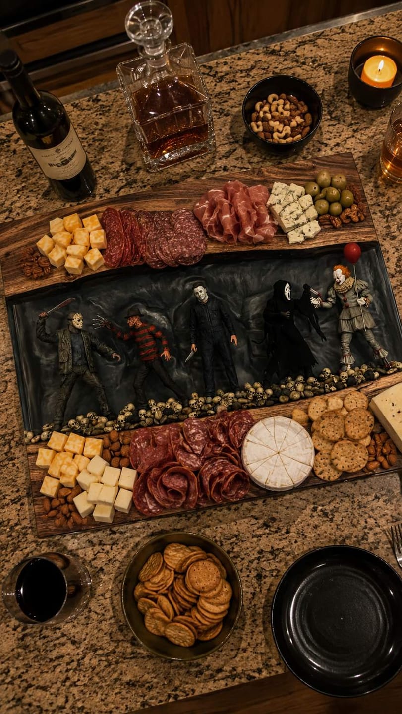 Customer photo review of Horror Resin Cutting Boards