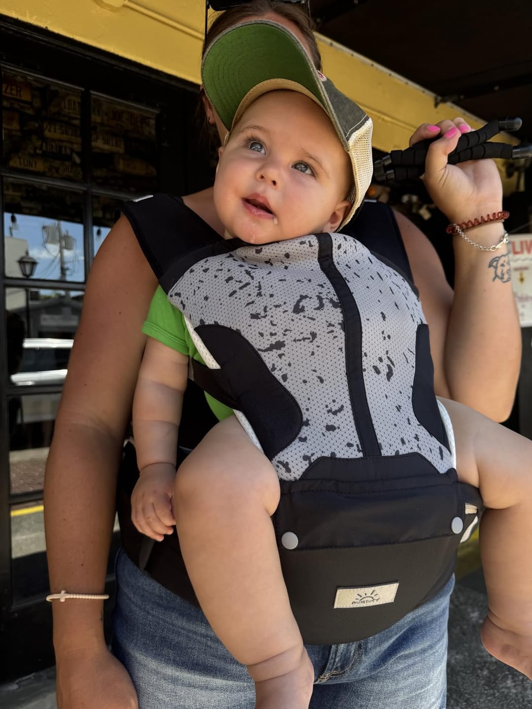 Customer photo review of Ashton ComfortCarry™ Baby Carrier