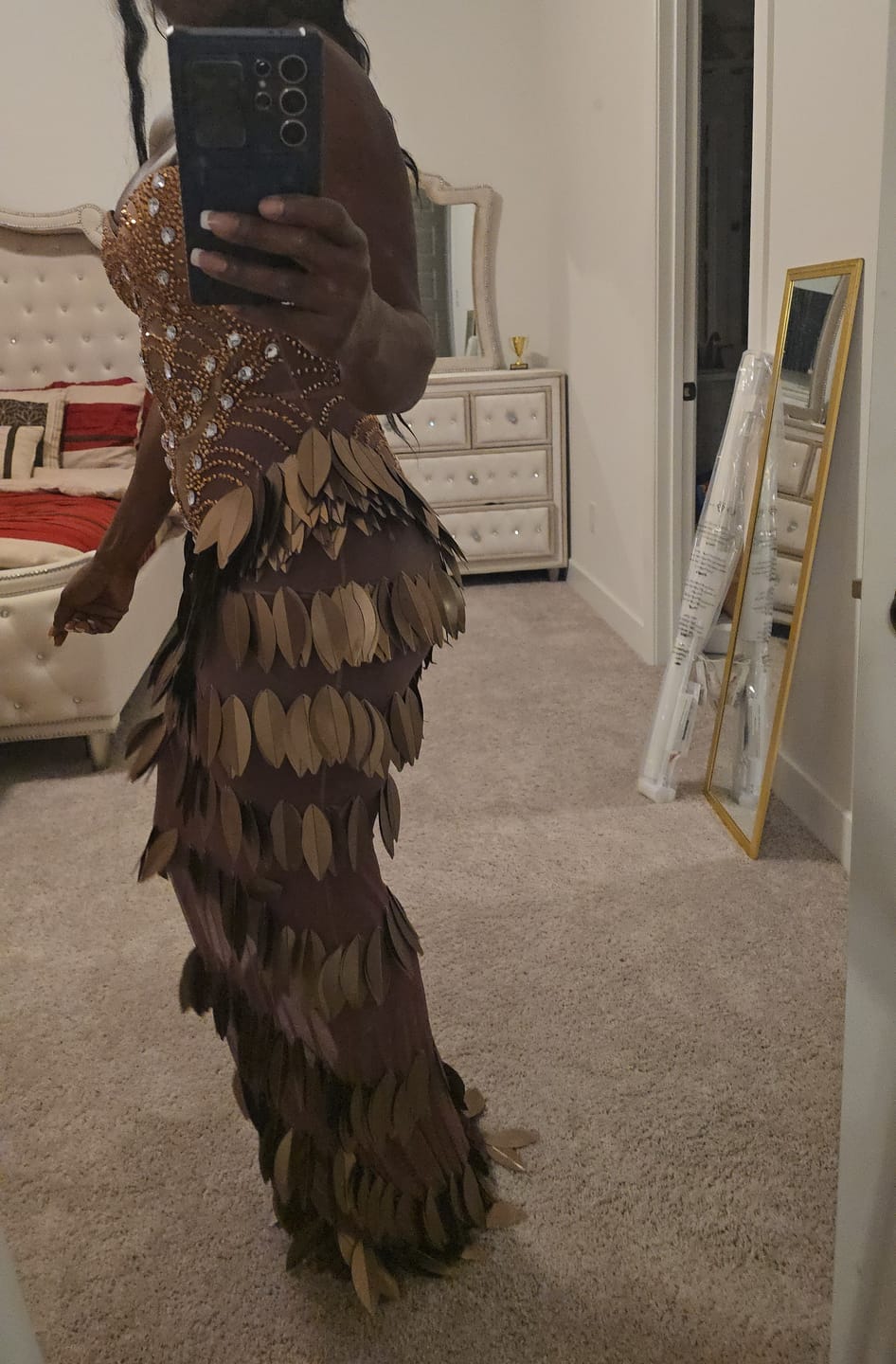 Customer photo review of Luxe Dynasty Gown