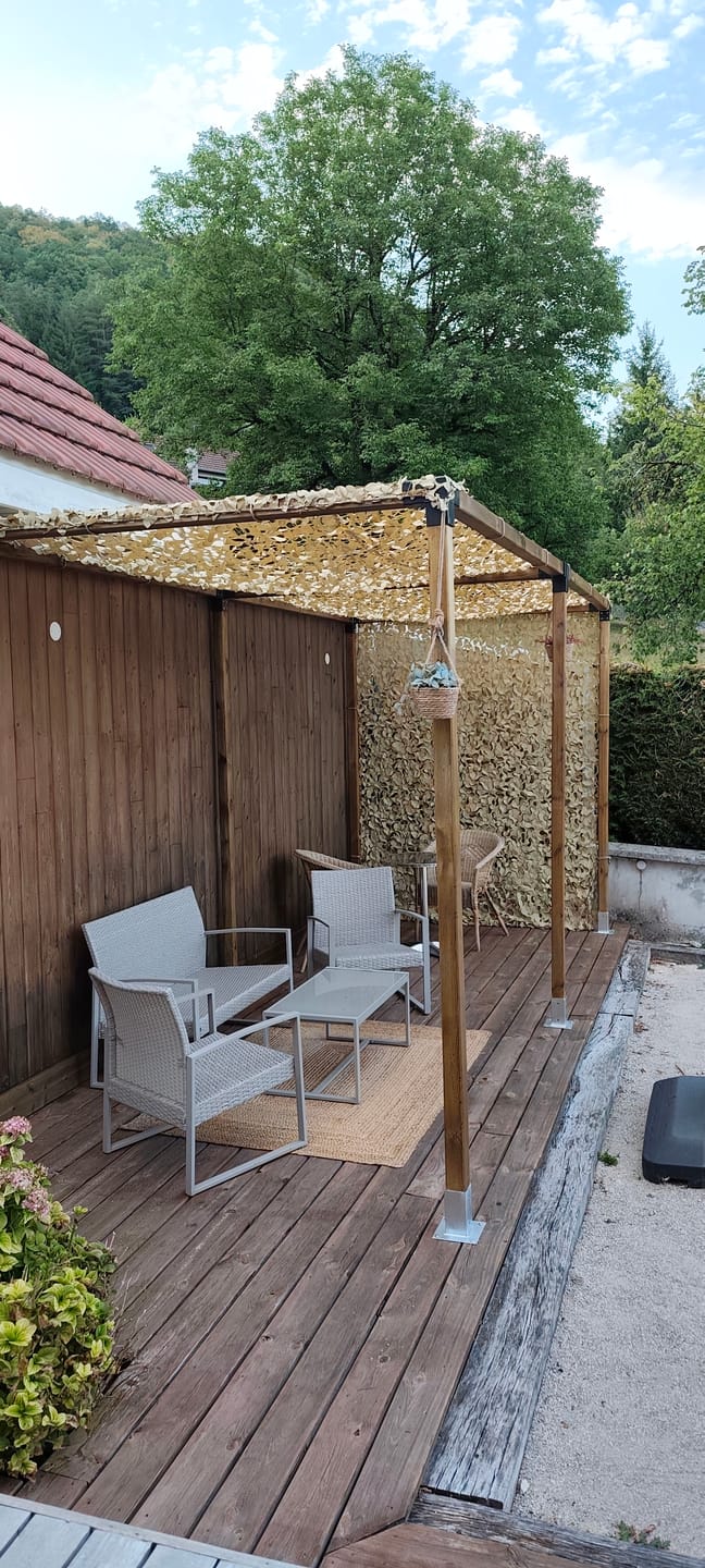 Customer photo review of Filet de camouflage renforcé sable