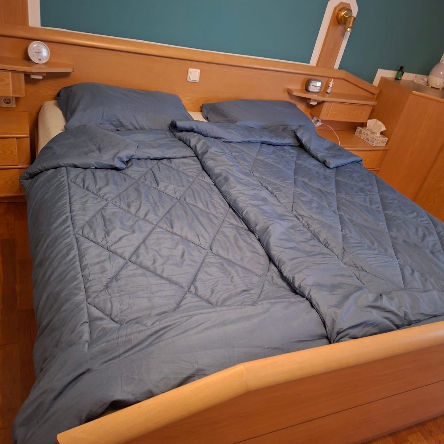Customer photo review of DreamWrap | 2-in-1 Bettdecke ohne Bettwäsche